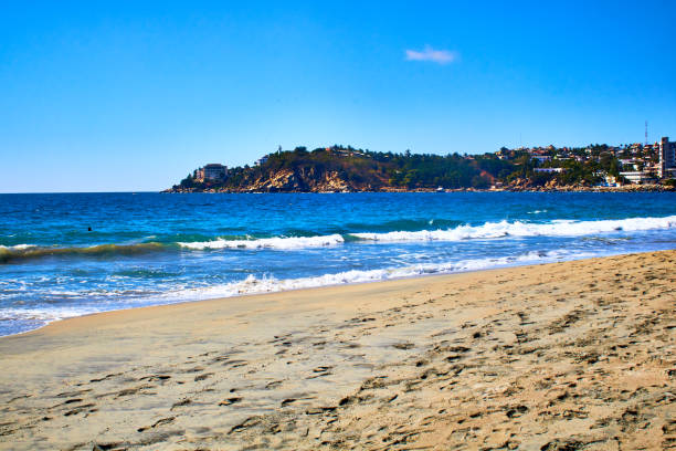 istock Beach in Puerto Escondido Bay, Oaxaca 1466509823