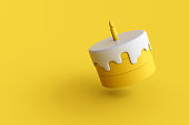 3d rendering of minimal cake.