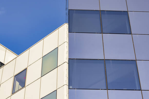 istock facade detail of a modern office building 1466515016