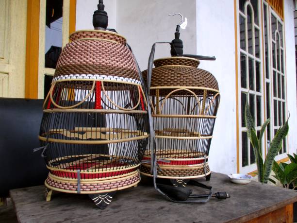 istock Indonesian traditional craft bird cage 1466531611