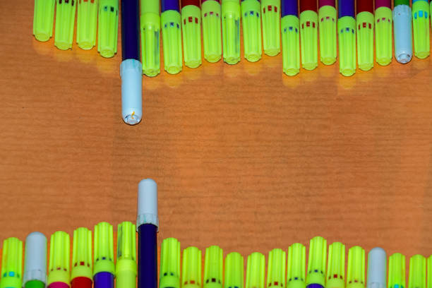 istock Back to school concept- subject of study and school not properly aranged isolated. 1466540982