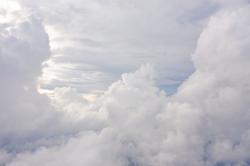 aerial photography clouds
