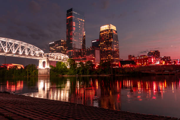 panorama miasta nashville - coliseum zdjęcia i obrazy z banku zdjęć