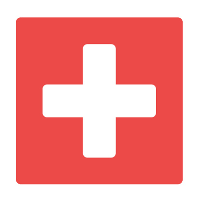 red cross medical icon material