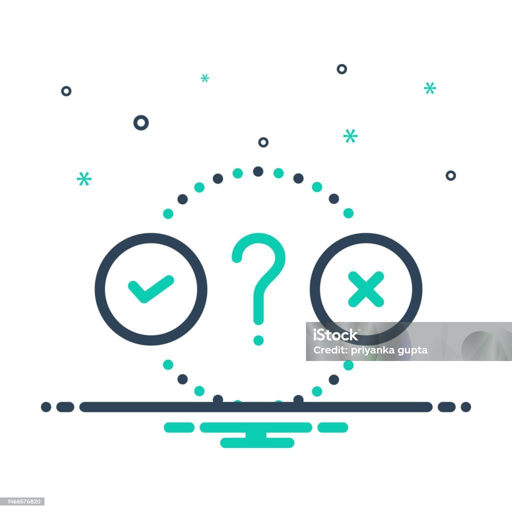Boolean Question Mark Stock Illustration - Download Image Now ...