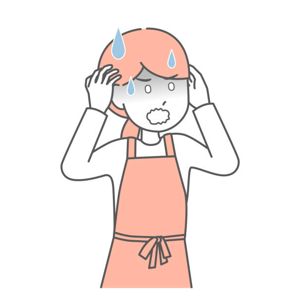 Woman in shock Woman in shock facepalm funny stock illustrations