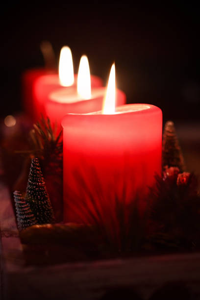 istock 4 red christmas candles 1466615903