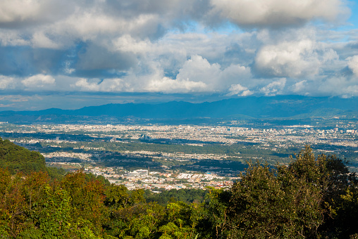 Aerial view city of Guatemala