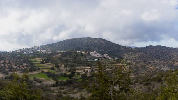 istock Panoramic shot of Daka Mountain in Saudi Arabia. 1466617426
