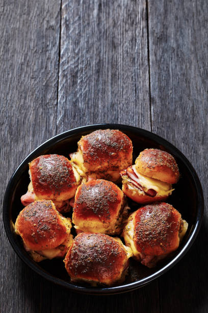 istock Hawaiian Ham and Swiss Sliders in baking dish 1466622321