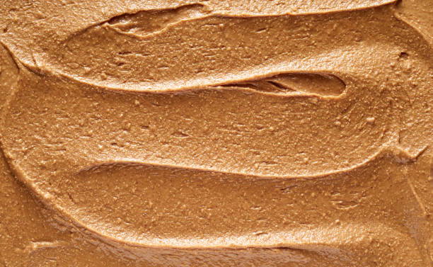 istock Top view of delicious brown chocolate texture 1466628906