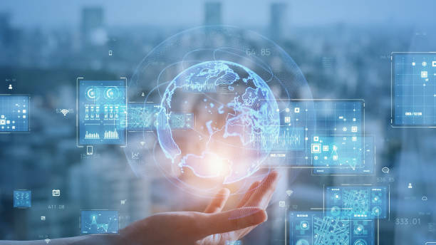 istock Global communication network concept. Worldwide business. IoT (Internet of Things) concept. 1466629539
