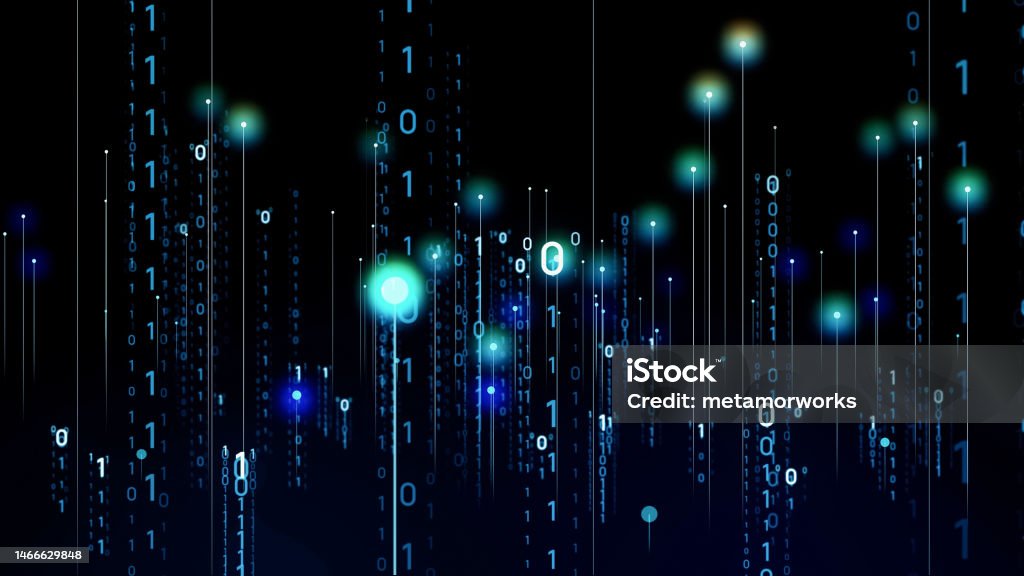 Digital Transformation Concept Binary Code Programming Stock Photo ...