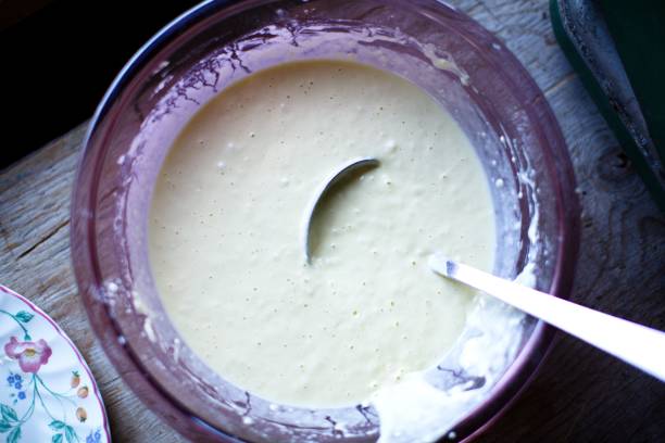 istock Overhead shot of a prepared cream 1466632354