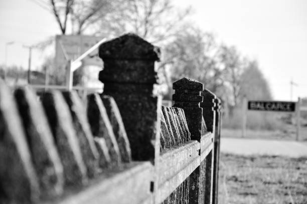istock Railway station old black and white nostalgia 1466633569