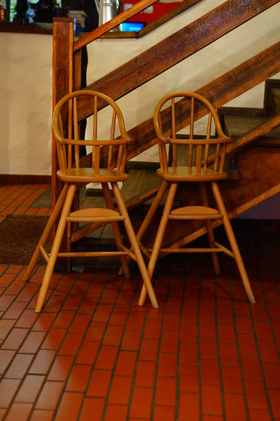 istock Wooden chairs for babies 1466639653