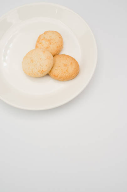istock delicious light crisp cookies in a white plate 1466639912