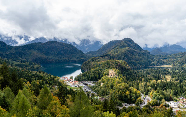 istock Beautiful view over Alpsee Hohenschwangau 1466644173