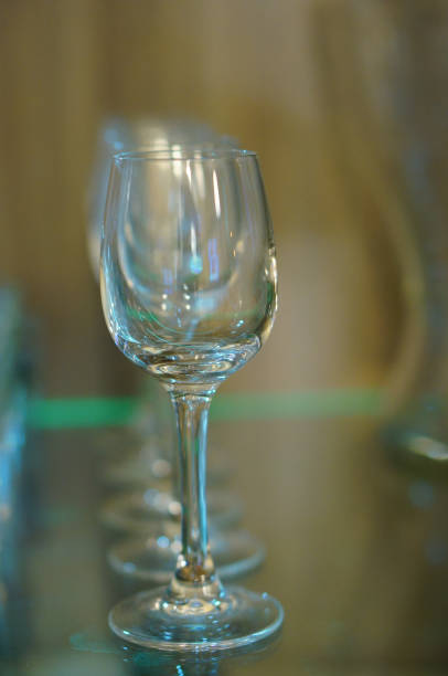 istock Vertical shot of empty wineglass 1466646414