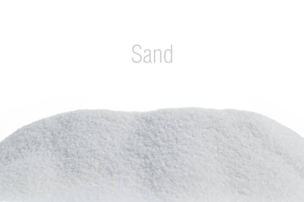 istock The sand scattering isolated on white background 1466646661