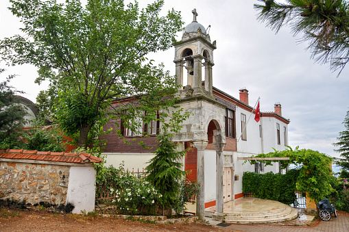 Exterior Shot Of Aya Yorgi Monastery at Buyukada (Great Island), Istanbul, Turkey