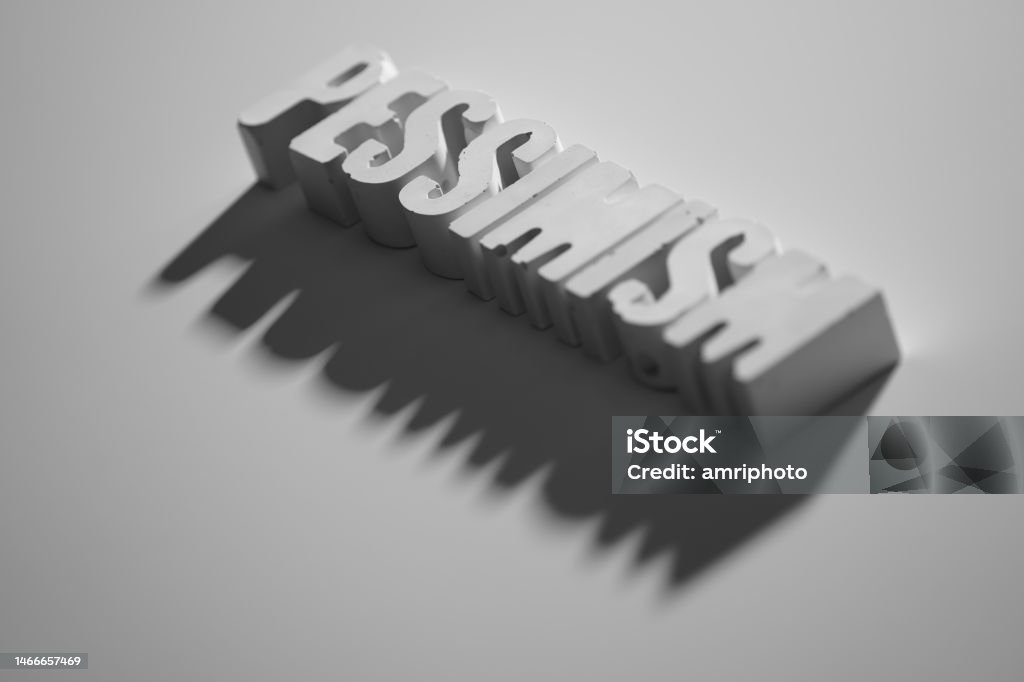 Pessimism Lettering Pessimism Writing Side View Stock Photo - Download Image Now - Austria ...