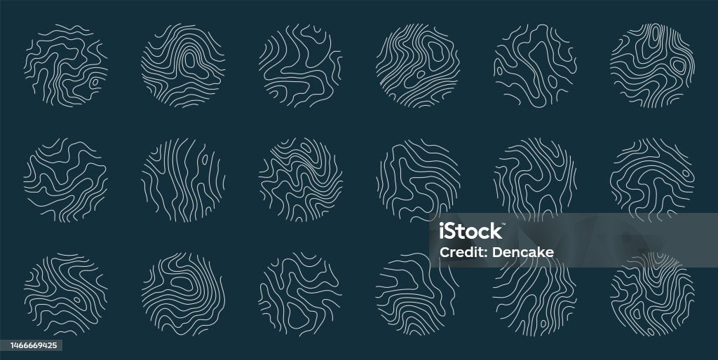 Logo de la carte de topographie linéaire. Texture de bague en bois, anneau d’arbre à logo vectoriel, trait modifiable - clipart vectoriel de Topographie libre de droits Logo de la carte de topographie linéaire. Texture de bague en bois, anneau d’arbre à logo vectoriel, trait modifiable - clipart vectoriel de Topographie libre de droits