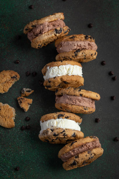 istock chocolate chips cookies ice cream sandwich 1466672543