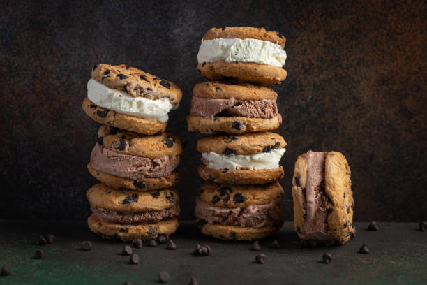 istock chocolate chips cookies ice cream sandwich 1466672645