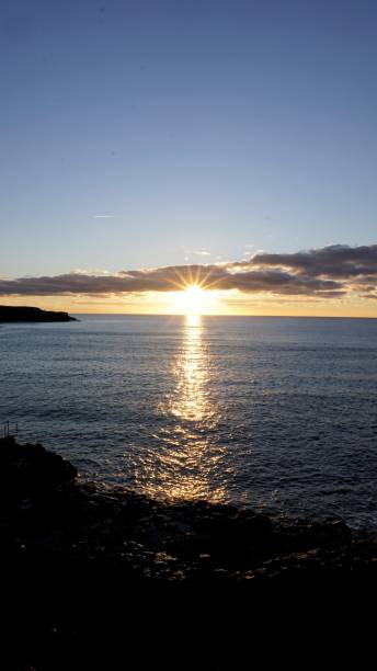 istock Beautiful sunset over the ocean 1466680544
