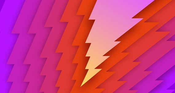 Energetic and vibrant series of background designs - Lightning, lightning, storm themes