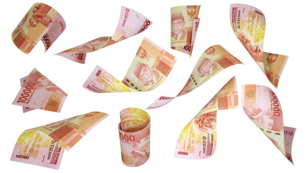 istock 3D rendering of 100000 Indonesian rupiah notes flying in different angles and orientations isolated on white background 1466688543