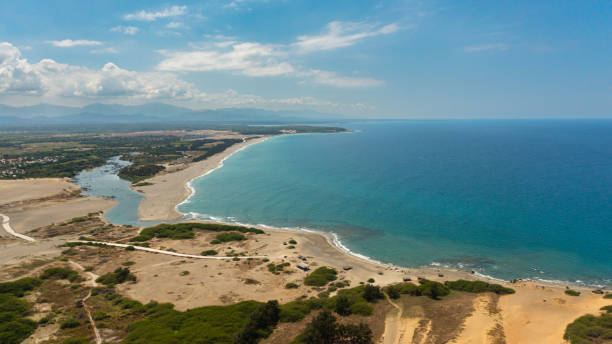 istock Aerial view of Tropical beach. Philippines. 1466691033