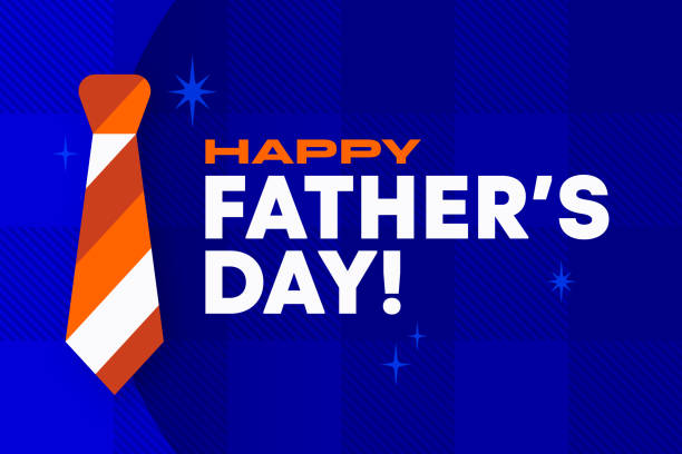 Father's Day Background Happy Father's Day background concept. fathers day background stock illustrations