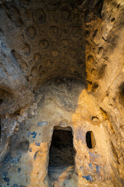 istock Inside of Uplistsikhe cave complex at sunset in winter. Gori, Georgia 1466701767