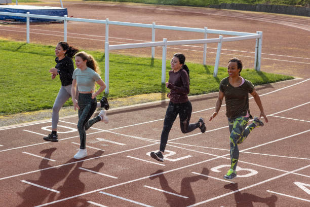 istock Over the Finish line 1466706585
