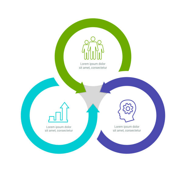 набор инфографического элемента - graph arrow sign chart single line stock illustrations