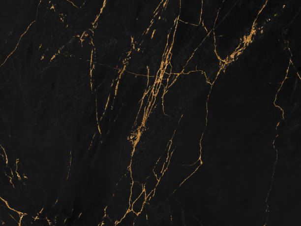 istock Black and gold marble luxury wall texture with shiny golden line pattern abstract background design for a cover book or wallpaper and banner website 1466710370