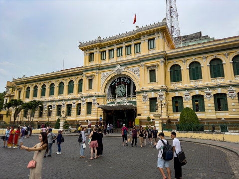 The Ho Chi Minh City Post Office, or the Saigon Central Post Office is a post office in the downtown Ho Chi Minh City.