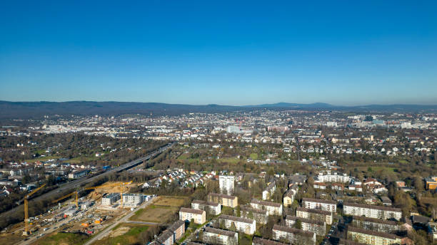istock Aerial view of Wiesbaden-Graeselberg 1466718749
