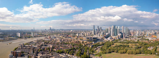 istock Financial district London, cityscape view 1466732336