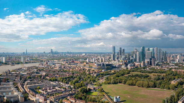 istock Financial district London, cityscape view 1466732510