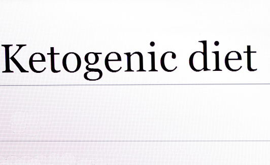 close up photo of the words ketogenic diet