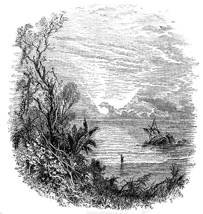 From Robinson Crusoe 1875