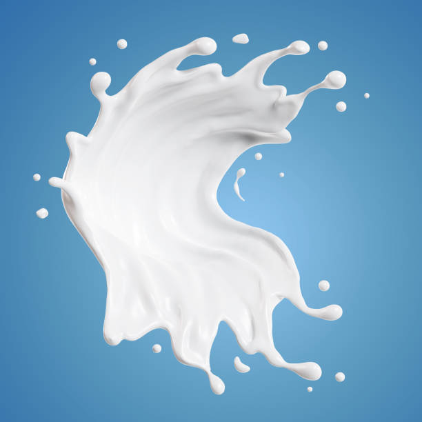 istock Chocolate isolated splashes, with clipping path 3D illustration. 1466749605