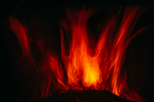 Flames Inside the Boiler
