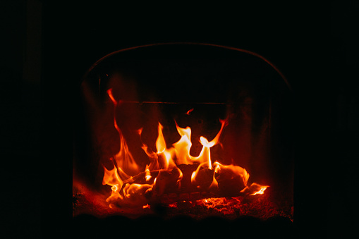 Flames Inside the Boiler