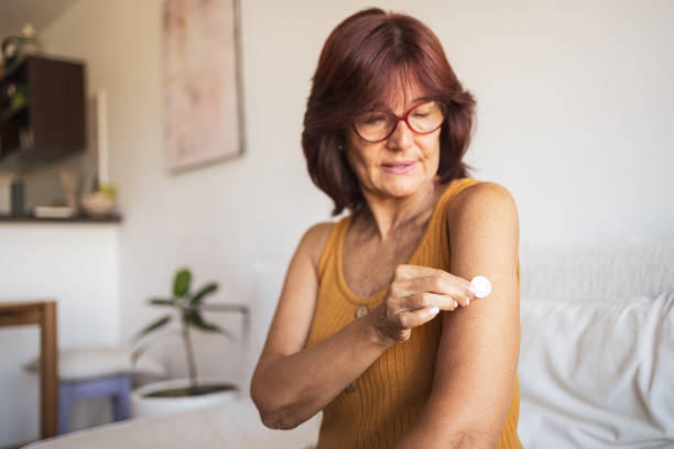 istock Latin woman is doing hormone replacement therapy 1466780288