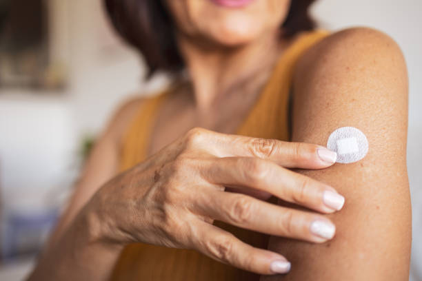 istock Latin woman is doing hormone replacement therapy 1466780290