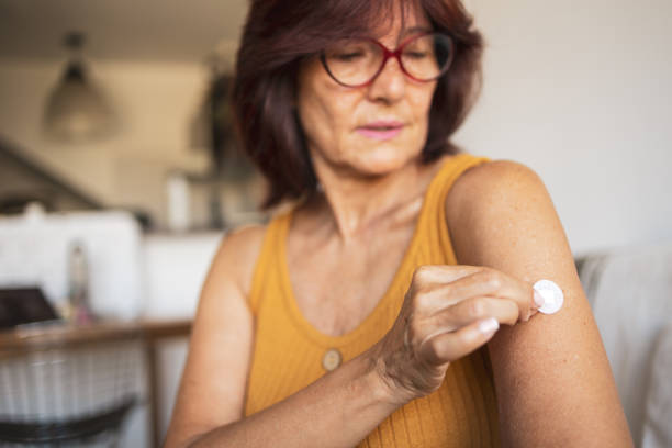 Latin woman is doing hormone replacement therapy